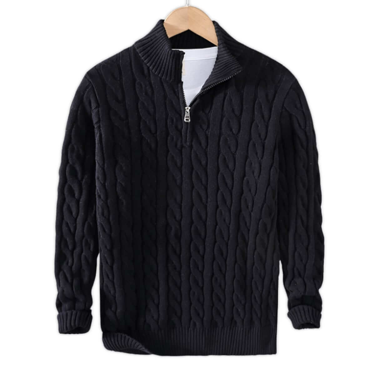 Noah™ | Casual Zip Neck Knit